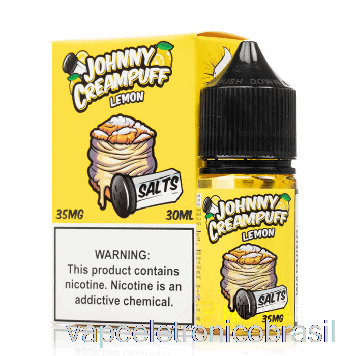 Vape Eletrônico Limão - Johnny Creampuff Salts - 30ml 35mg